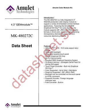 MK-480272C datasheet  